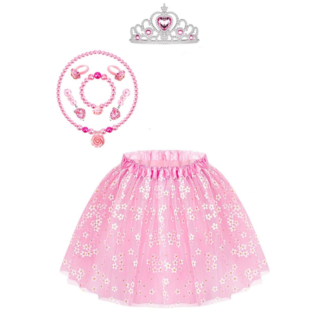 Girls' Tulle Skirt – Super Stylish Summer Mesh Puffy Skirt, Princess-Inspired for Kids