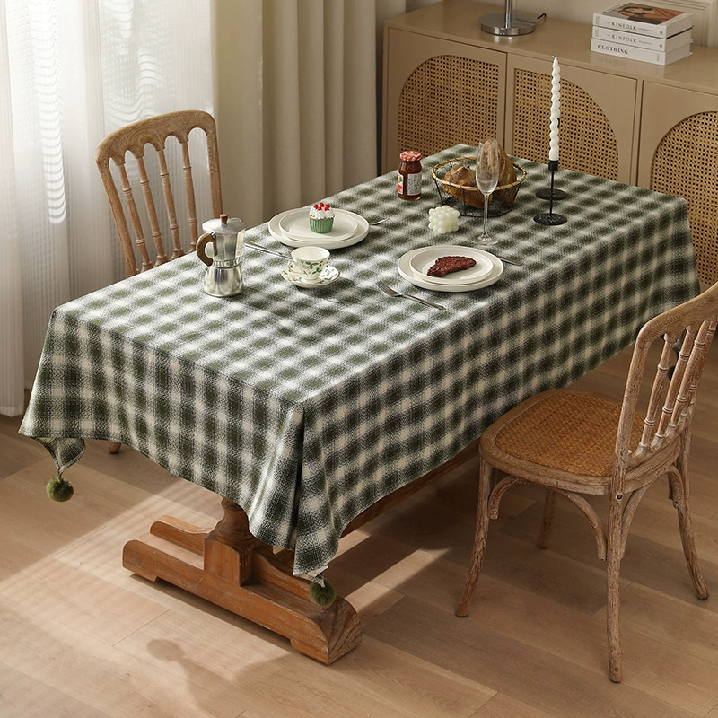 Thickened Rectangular Tablecloth – Durable & Elegant for Dining Tables