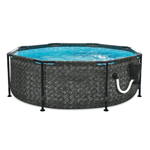 Summer Waves Active 8 ft. x 30 in. Above Ground Frame Swimming Pool Set with Pump P2A00830A