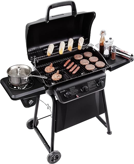 Char-Broil Classic 360 3-Burner Liquid Propane Gas Grill with Side Burner