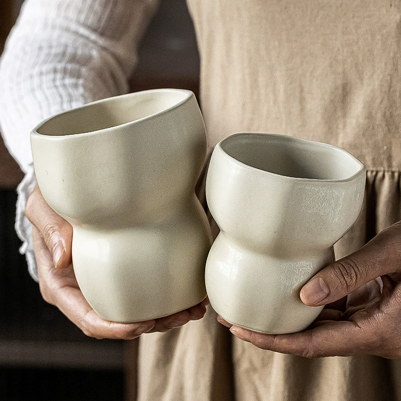 Handmade Ceramic Gourd Cup