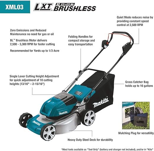 Makita XML03Z 36V (18V X2) LXT® Brushless 18