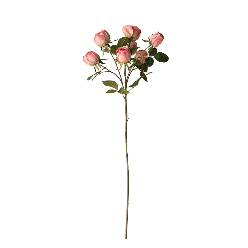 Luxury Artificial Rose Bouquet for Living Room or Dining Table - High-End Faux Floral Arrangement for Elegant Home Decor