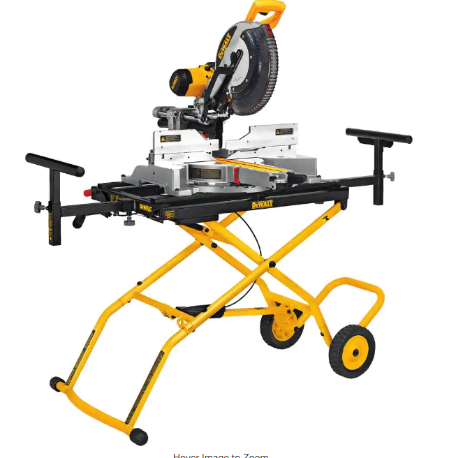 32-1/2 in. x 60 in. Rolling Miter Saw Stand with 300 lbs. Capacity