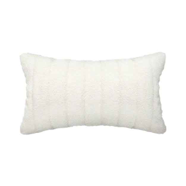 Oversized Channeled Lumbar Throw Pillow