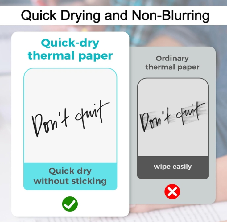 Phomemo A4 Thermal Paper, M08F Thermal Printer Paper Compatible with M08F-Letter M832 M833 M835 M836 & Brother Letter Portable Printer, Advanced Thermal Printing, Size 8.27