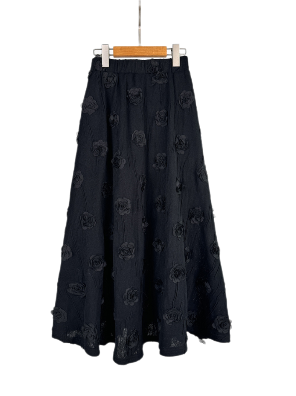 Girls' Floral Skirt – Japanese & Korean Style 3D Flower Design