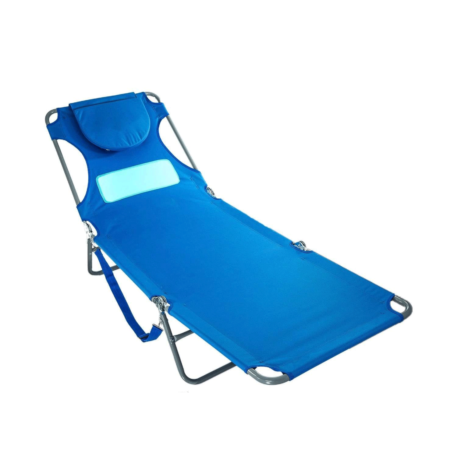 Ostrich Ladies Comfort Lounger Beach Chaise, Blue