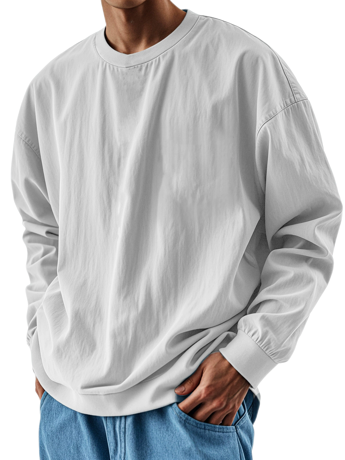 Men's Sweatshirt Long Sleeve Casual Comfortable Pullover