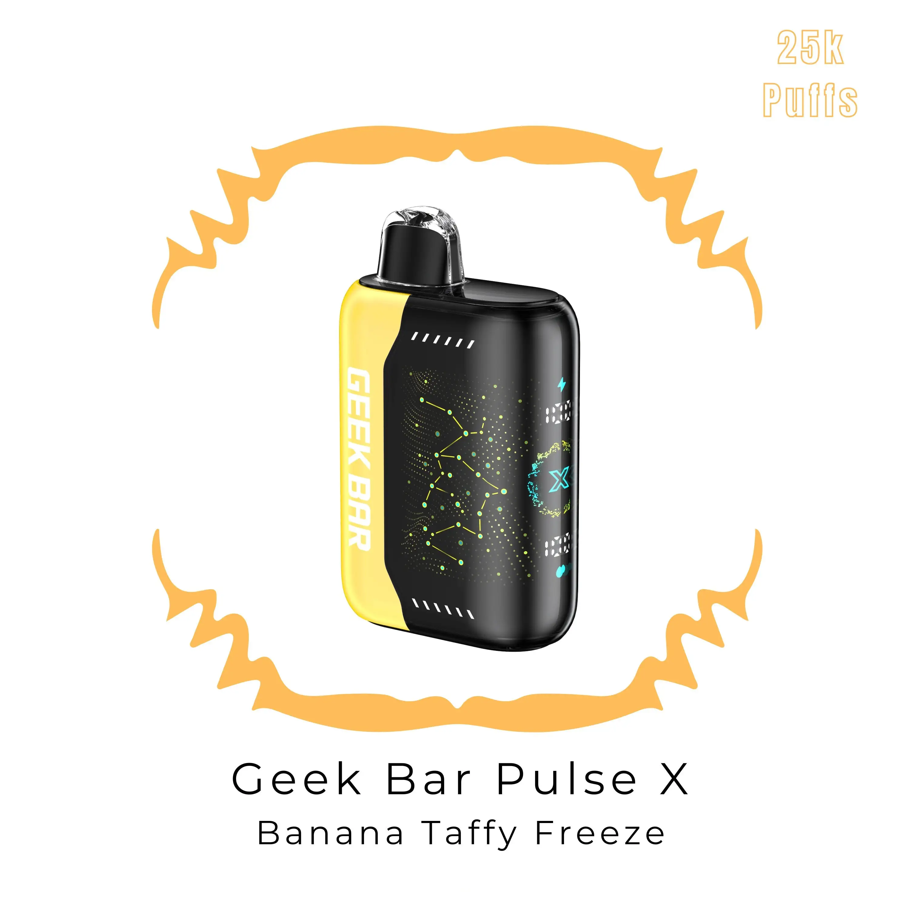 Geek Bar Pulse X 25000 - Banana Taffy Freeze