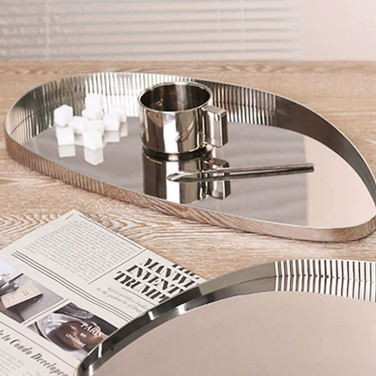 Nordic Minimalist Mirror Stainless Steel Tray