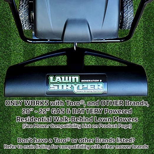 Lawn Stryper- Generation 3 Lawn Striping System/Stripe Your Lawn Like A Ballpark/Works with Toro and Other Brands 20