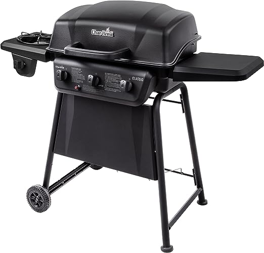 Char-Broil Classic 360 3-Burner Liquid Propane Gas Grill with Side Burner