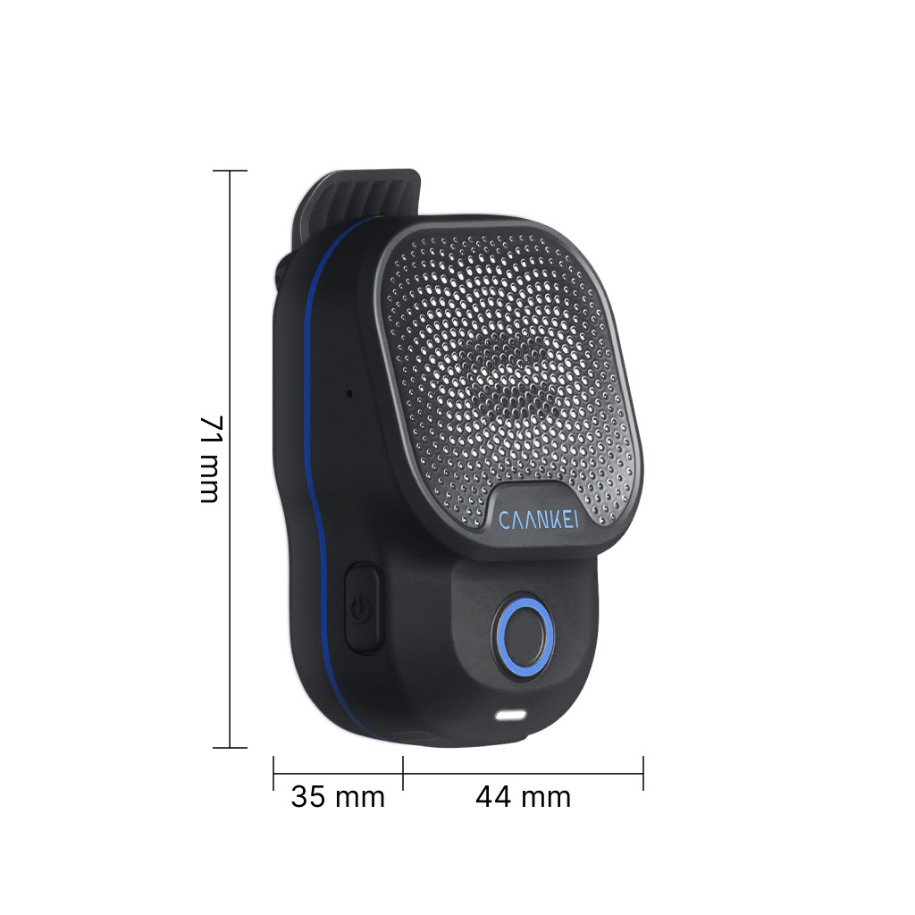 Magnetic Clip-On Wireless Speaker: Ultra-Lightweight, Waterproof & Portable