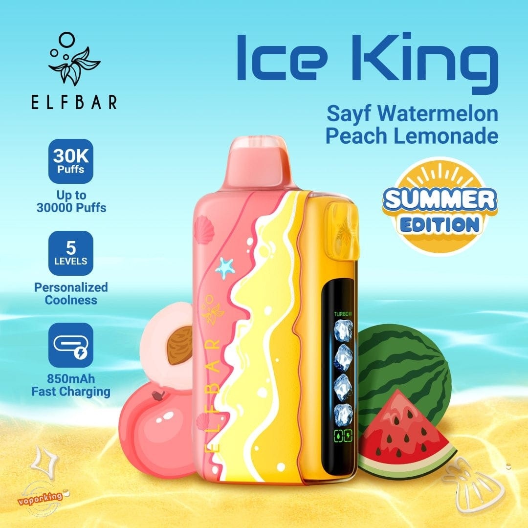Elf Bar Ice King 40000 Puffs Disposable Vape – Cooling Ice Flavor