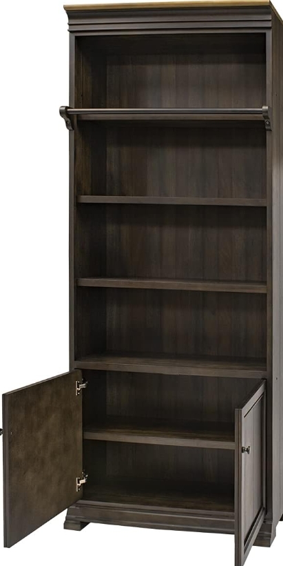 Sonoma Brown Executive Bookcase Wall