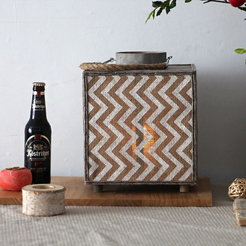 Vintage Nostalgic Art Lantern Candle Holder – Decorative Candle Lantern for Tea Rooms, Hotels, Guesthouses, and Home Decor