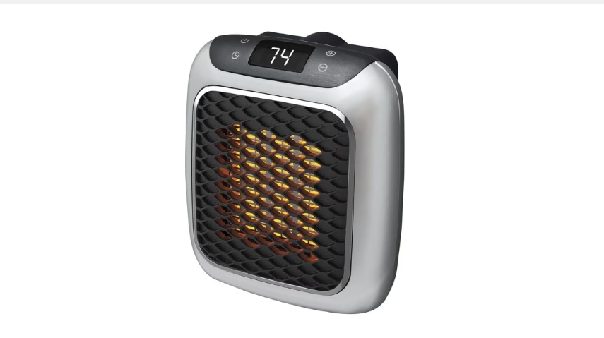 Handy Heater Turbo 800 Wall Outlet Space Heater Gray