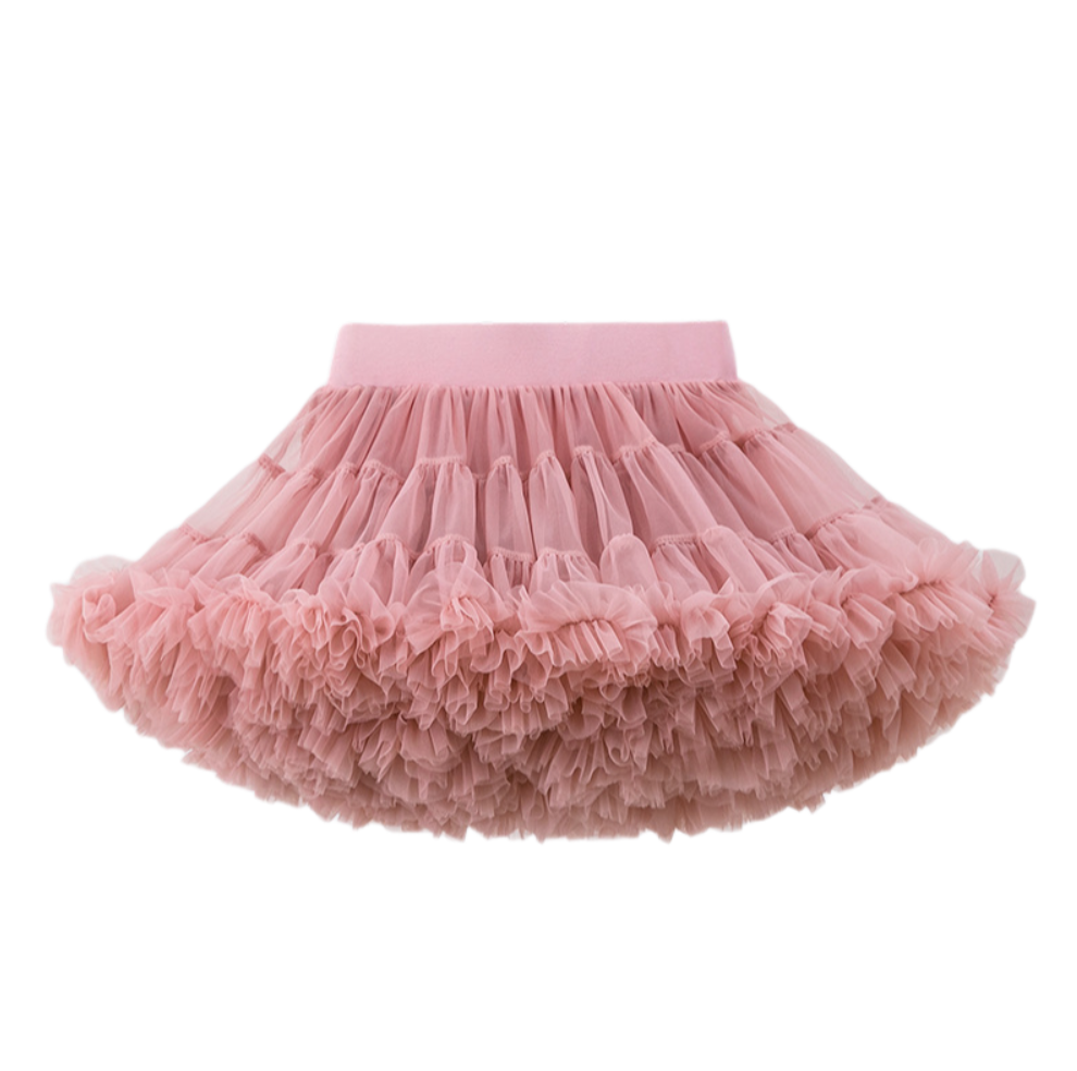 Girls' Fluffy Tutu Skirt – Princess Puffy Skirt, Summer Ballet-Inspired Dress-Up Skirt