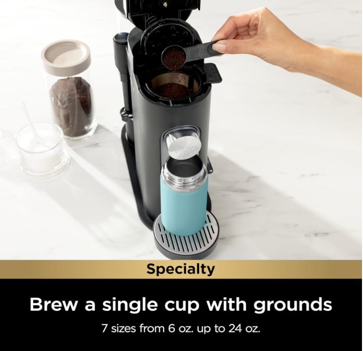 Ninja PB051 Pods Grounds Specialty Single-Serve Coffee Maker