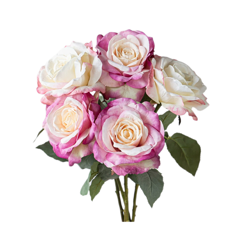 Realistic Artificial King Rose Bouquet for Living Room & Entryway Decor  Description: