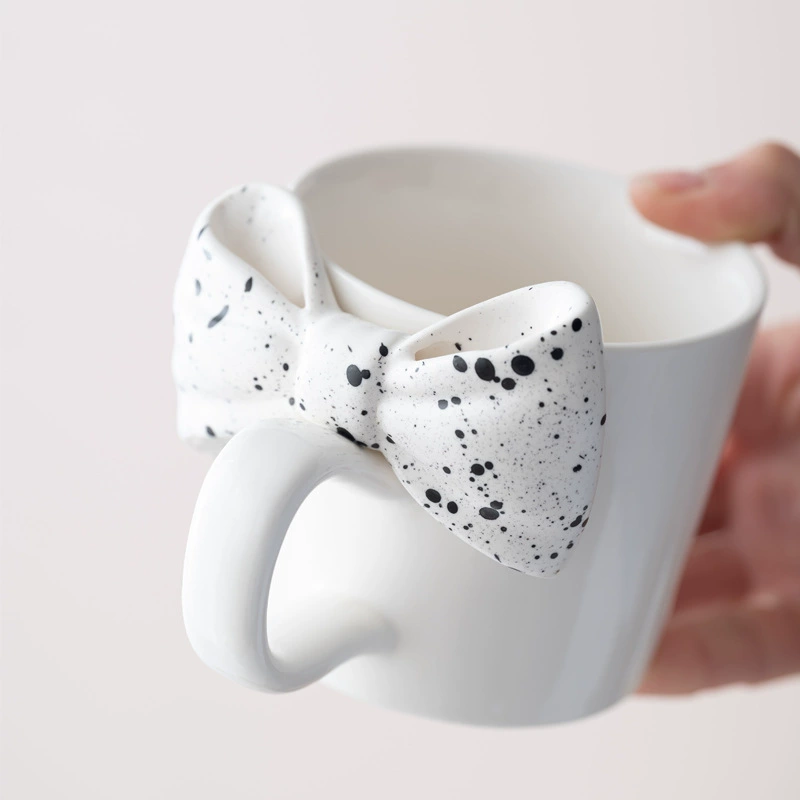 New Bowknot Mug Elegant and Cute Gift Cup