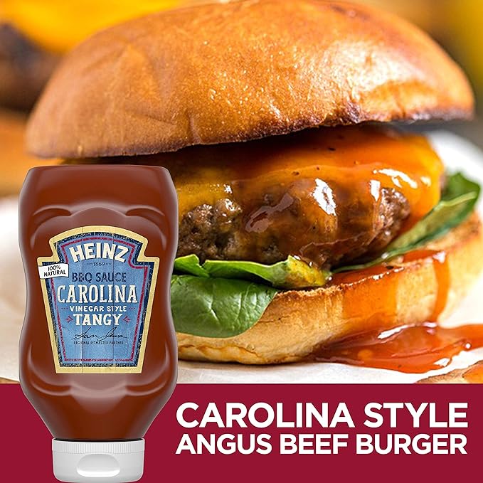 Heinz Carolina Vinegar Style Tangy BBQ Sauce (18.6 oz Bottle)