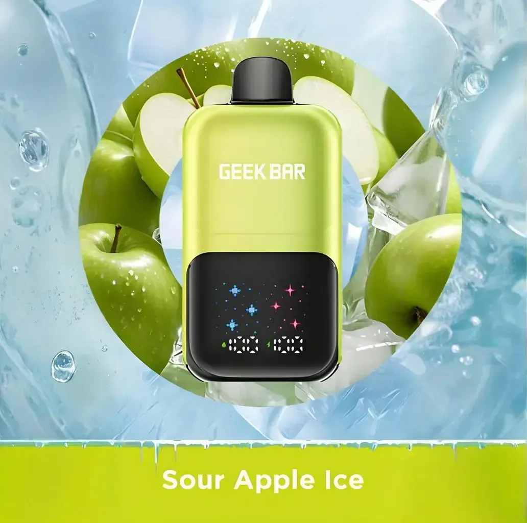 🔥Geek Bar 2GO 50K – 50,000 Puffs Disposable Vape-Sour Apple lce