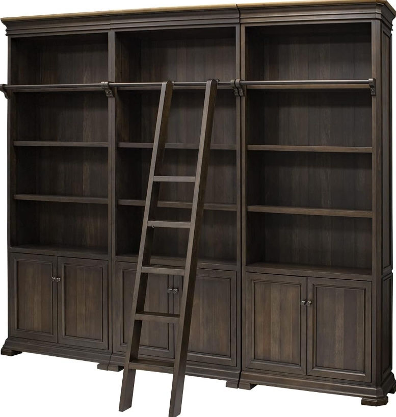 Sonoma Brown Executive Bookcase Wall