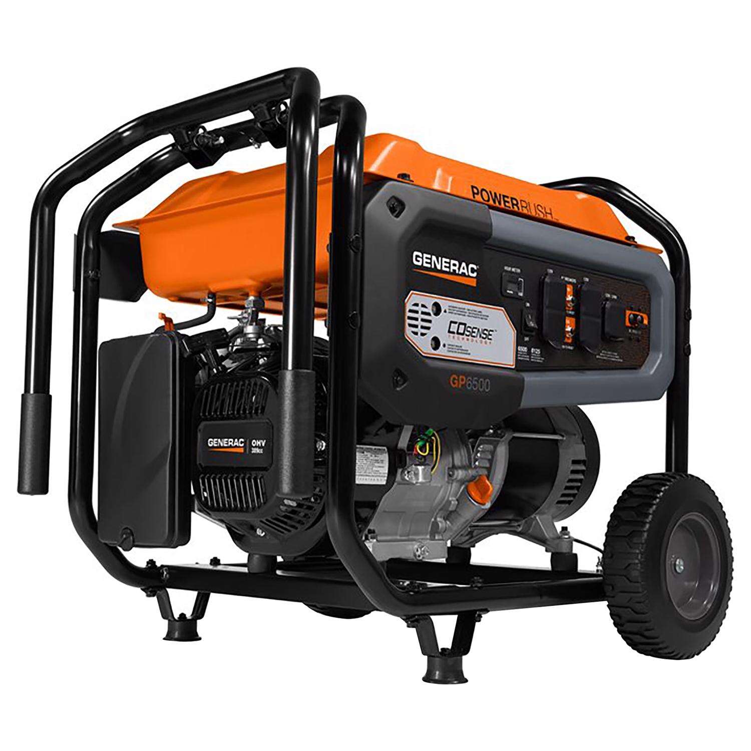 Generac GP Series 6500 W 120/240 V Gasoline Portable Generator