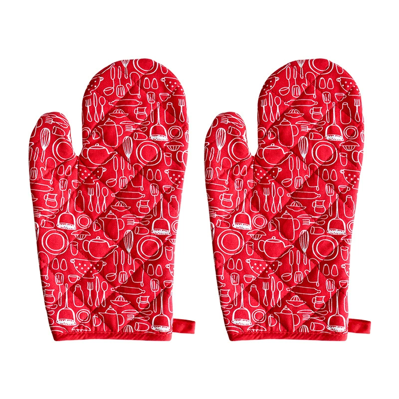 Baking Gloves & Heat Pads Set – Microwave & Oven Safe, Heat-Resistant Protection for Cooking