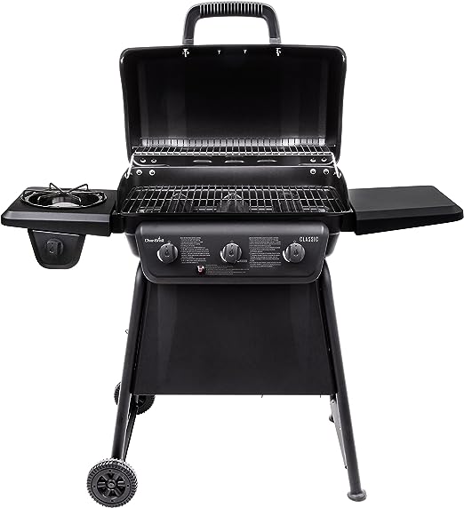 Char-Broil Classic 360 3-Burner Liquid Propane Gas Grill with Side Burner