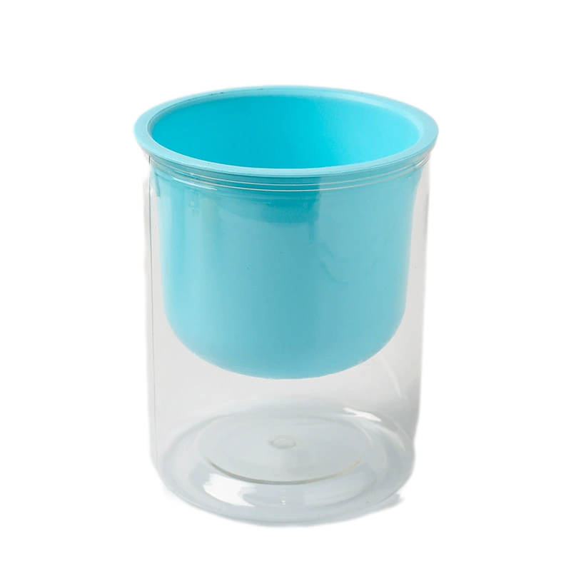 Nordic Minimalist Colored Round Self-Watering Lazy Pot