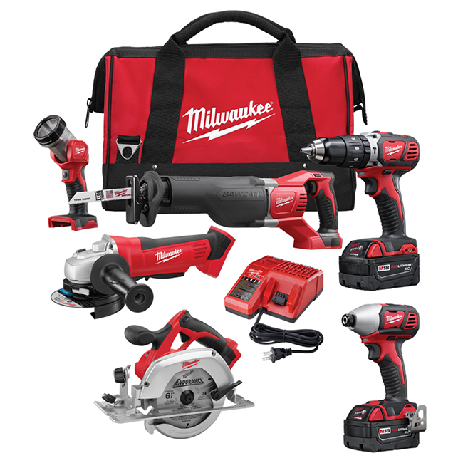 MW M18 FUEL 18V Lithium-Ion Brushless Cordless Combo Kit (7-Tool) wM18 FUEL PACKOUT Vacuum