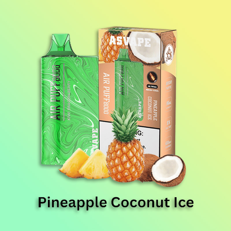 8K Puff – Pineapple Coconut Ice-16ML（Nic 5%）