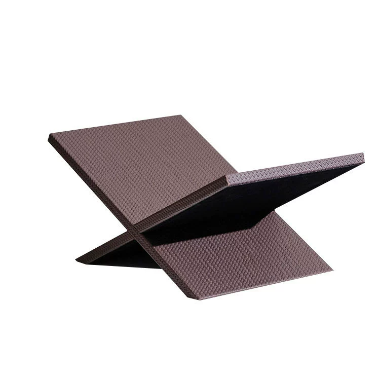 Modern Minimalist Wooden & Leather Bookshelf
