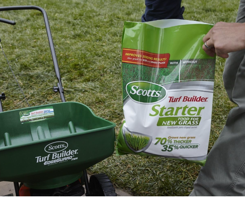 🔥(Last Day Sale 70% OFF) 💥CLEARANCE SALE💥Scotts Turf Builder Starter Fertilizer for New Grass, Use When Planting Seed, 14,000 sq. ft., 42 lbs.