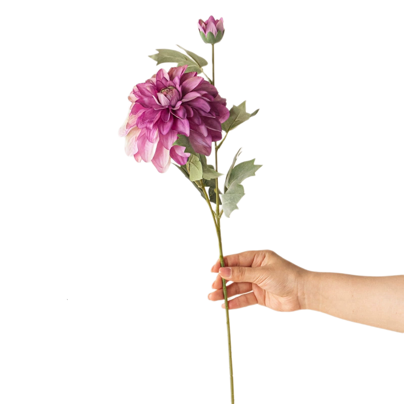 Realistic Artificial Dahlia Bouquet for Indoor Tabletop Decor