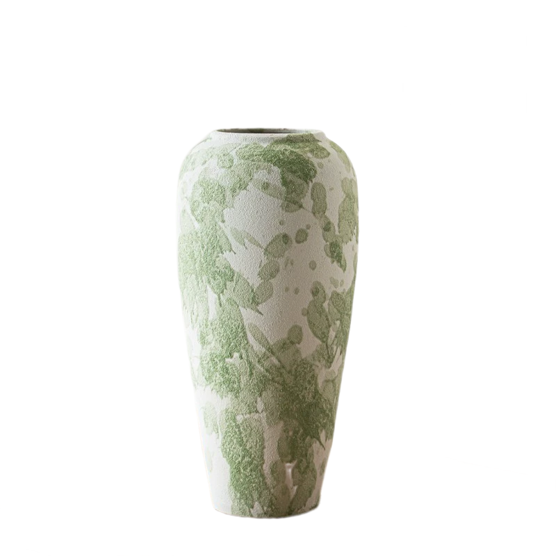 New Chinese-Style Ceramic Vase - Jingdezhen Decorative Flower Vase, Vintage Artistic Piece for Elegant Home Décor