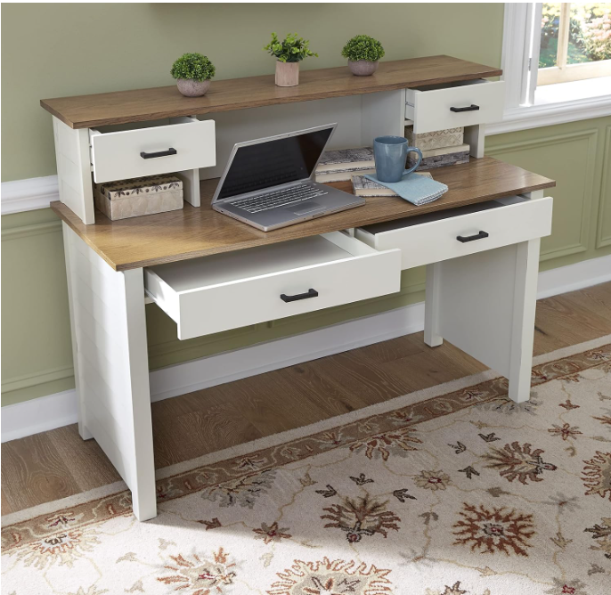 homestyles Portsmouth Writing Desk and Hutch 2-piece Set💝(LAST DAY CLEARANCE SALE 70% OFF)