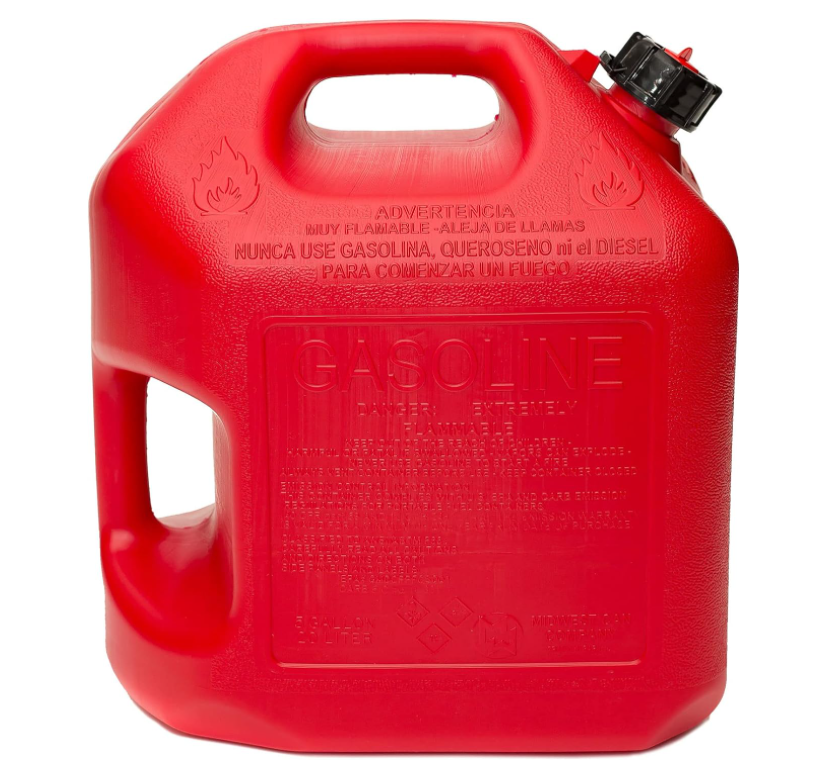 Midwest Can Company 5 Gallon Auto Shut Off Gas Can