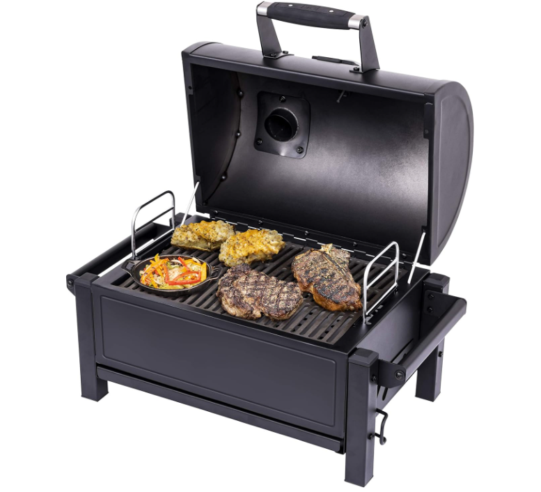 Oklahoma Joeand#039s Rambler Charcoal Portable Grill Black