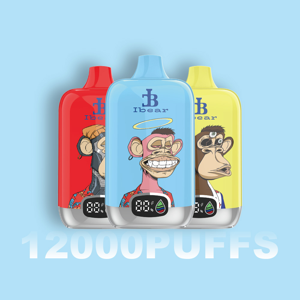 Ibear Digital Box 12K Einweg-E-Zigarette (Nikotingehalt 2 %)