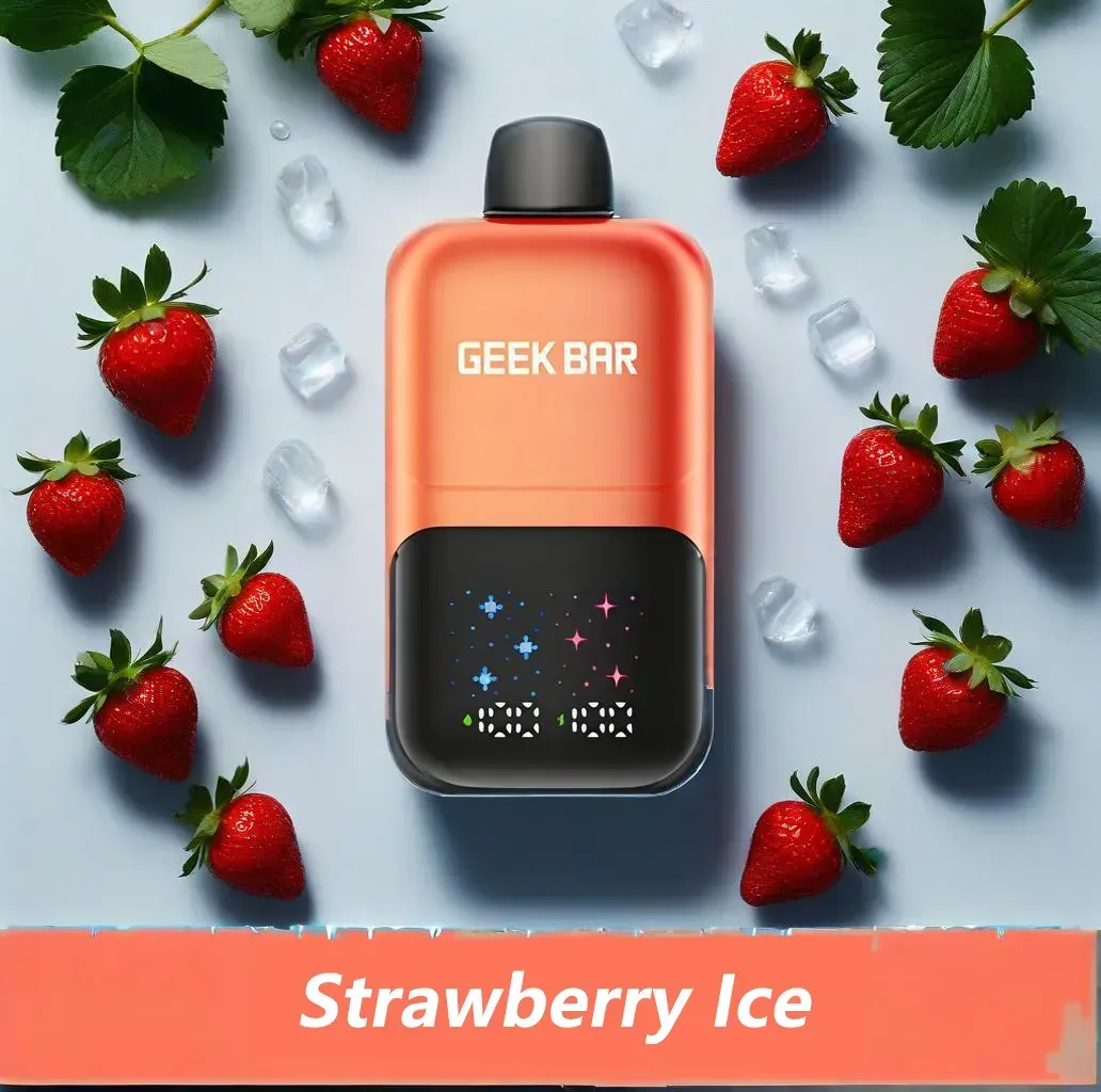 🔥Geek Bar 2GO 50K – 50,000 Puffs Disposable Vape-Strawberry Ice