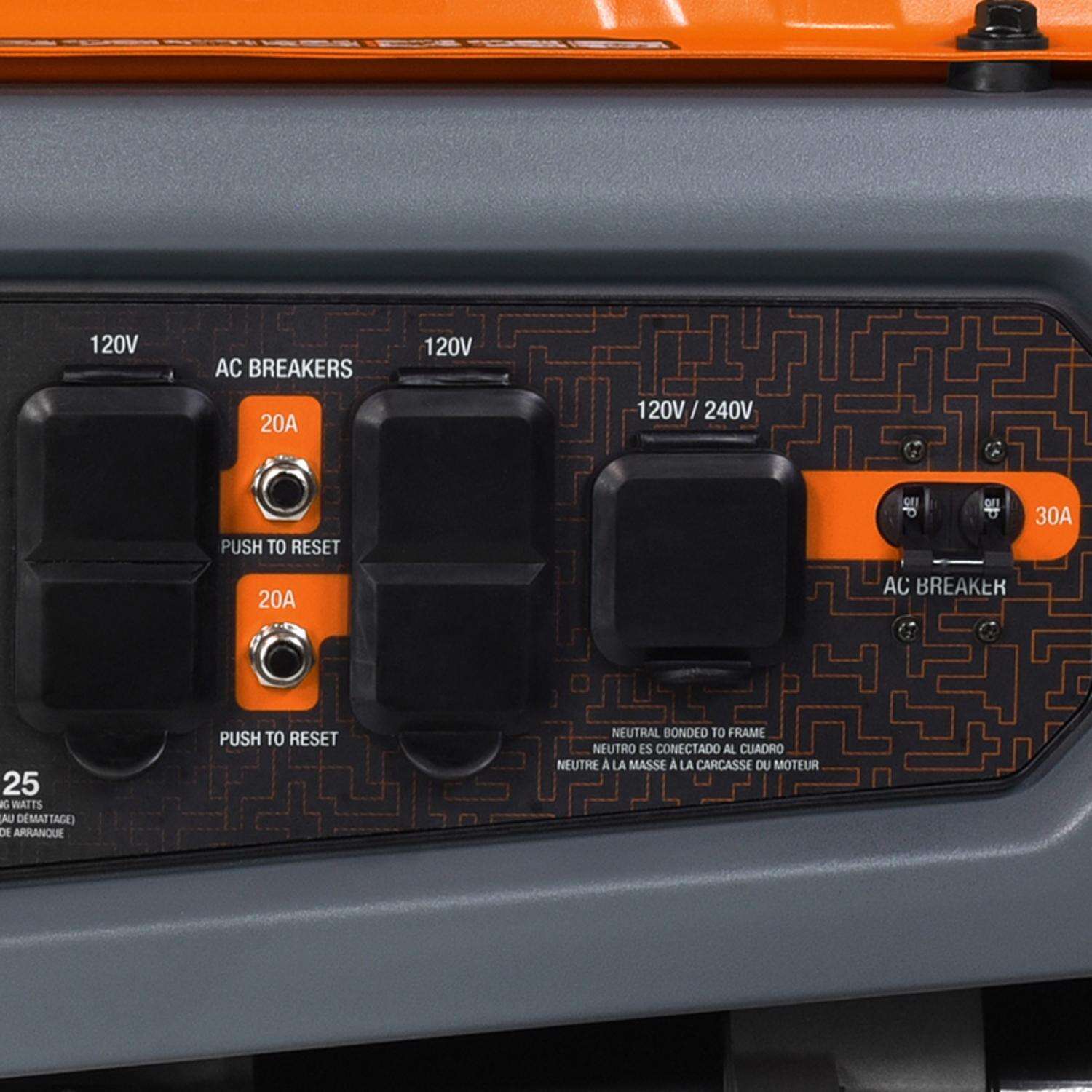 Generac GP Series 6500 W 120/240 V Gasoline Portable Generator