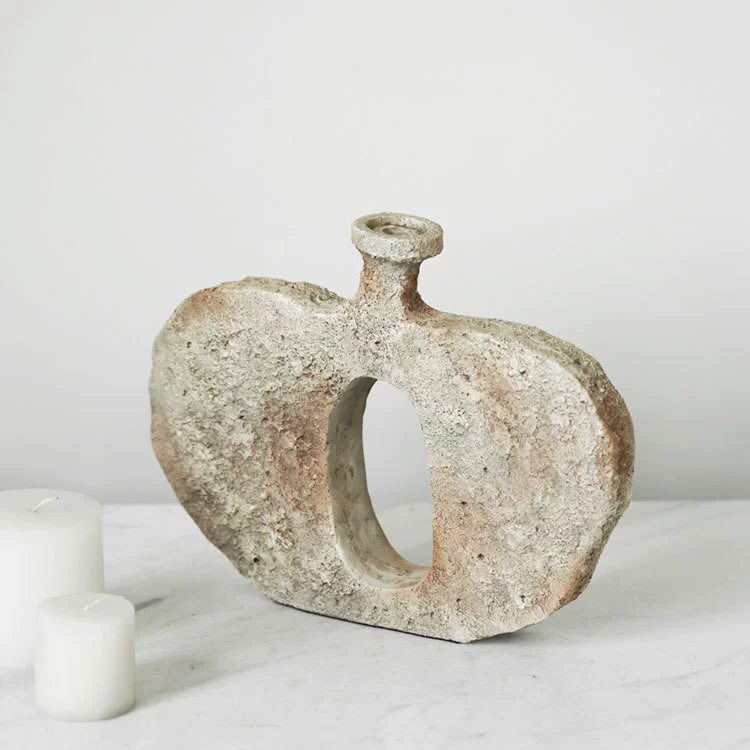 Modern Minimalist Antique Stone Teapot Ornament