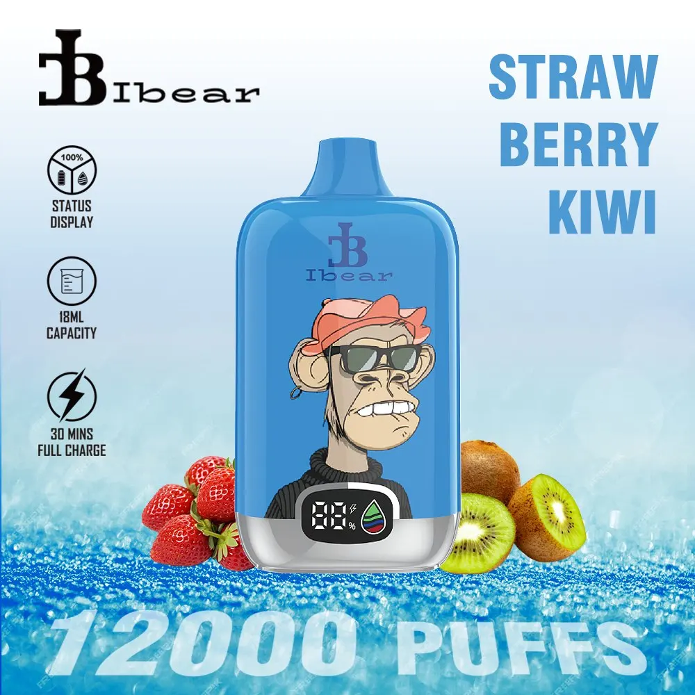 Ibear Digital Box 12K Einweg-E-Zigarette (Nikotingehalt 2 %)