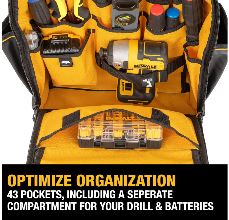 DW Pro Backpack Black Yellow