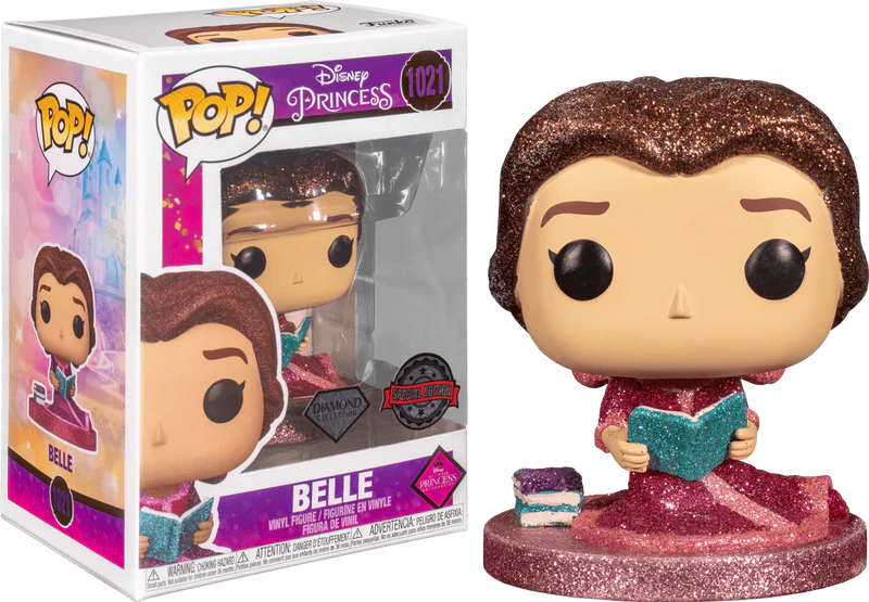 🎉🎉2024 New Year Hot Sale🚨⛓️Disney Belle Ultimate Diamond Glitter US Exc. Pop! Vinyl