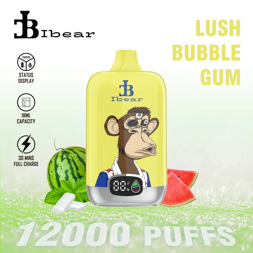 Ibear Digital Box 12K Einweg-E-Zigarette (Nikotingehalt 2 %)